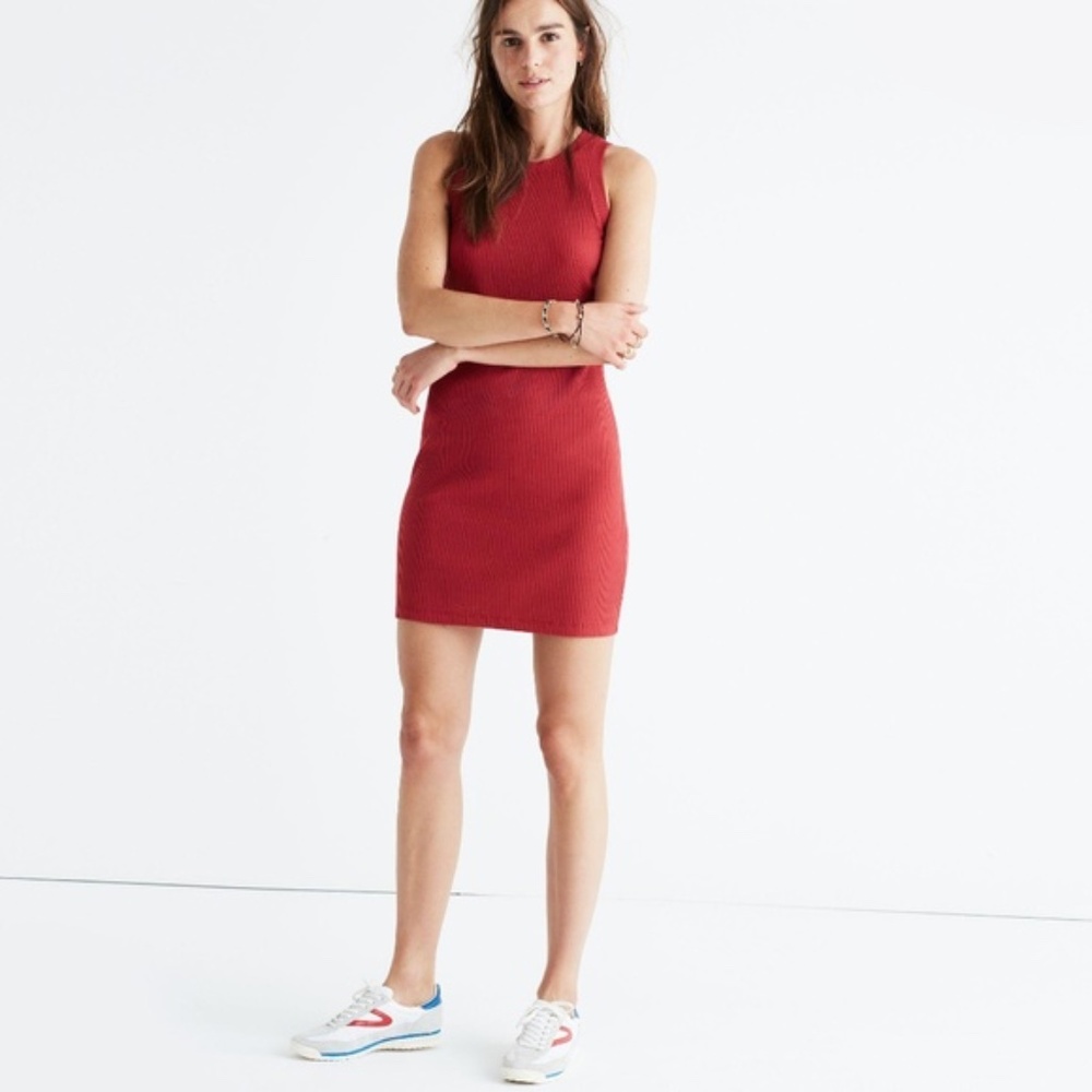 Madewell Ribbed Tank Dress - Picture 2 of 3